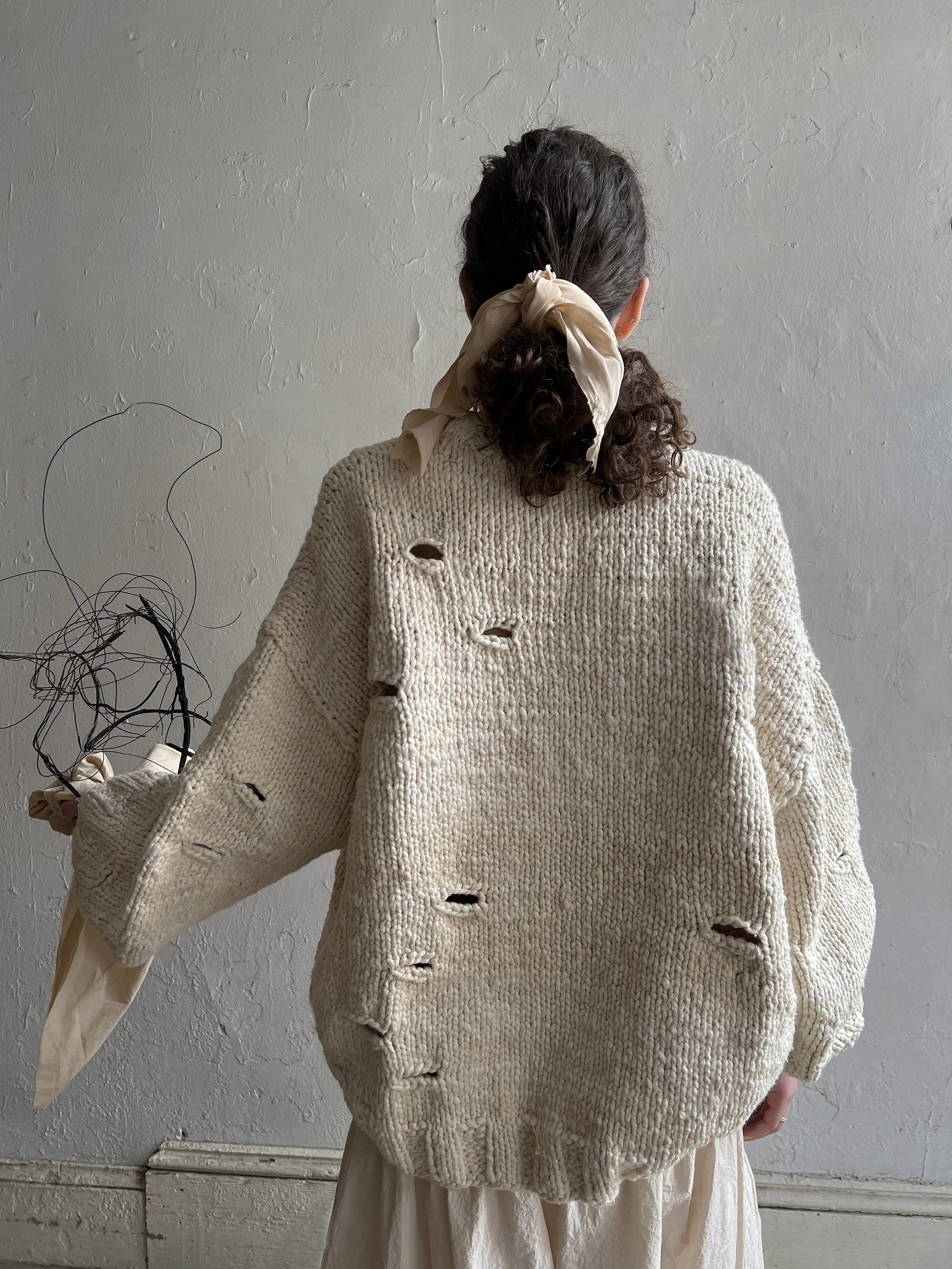 Lauren Manoogian Hand Knit Wabi Pullover